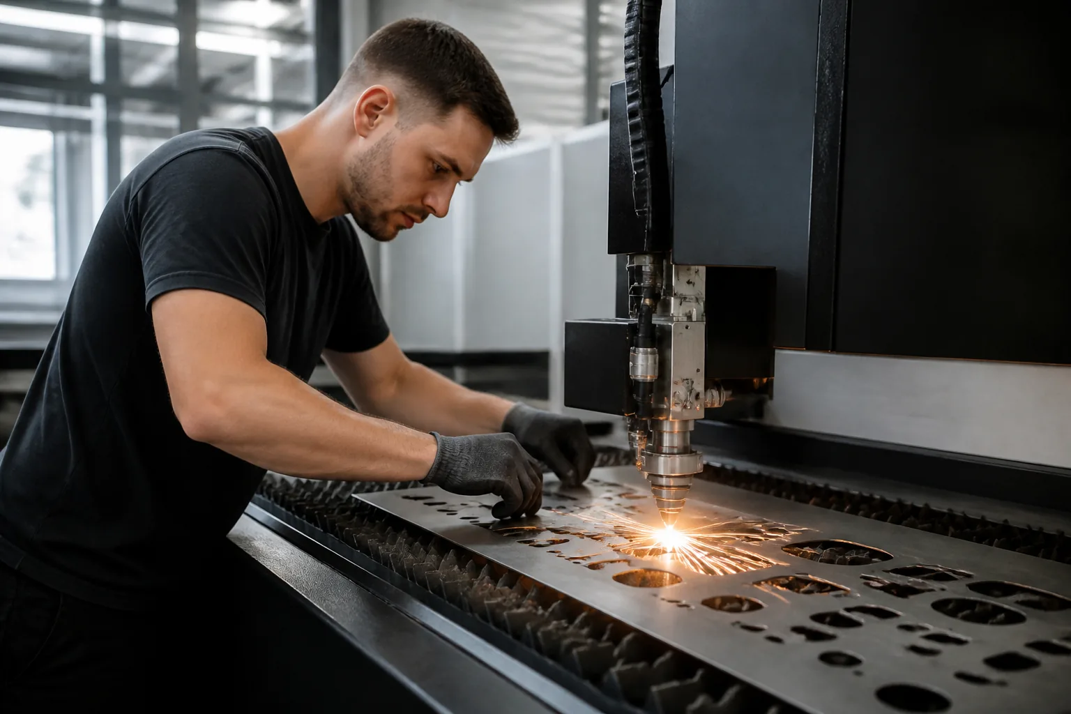 Laser- und Stanztechnik, CNC-Zerspanung